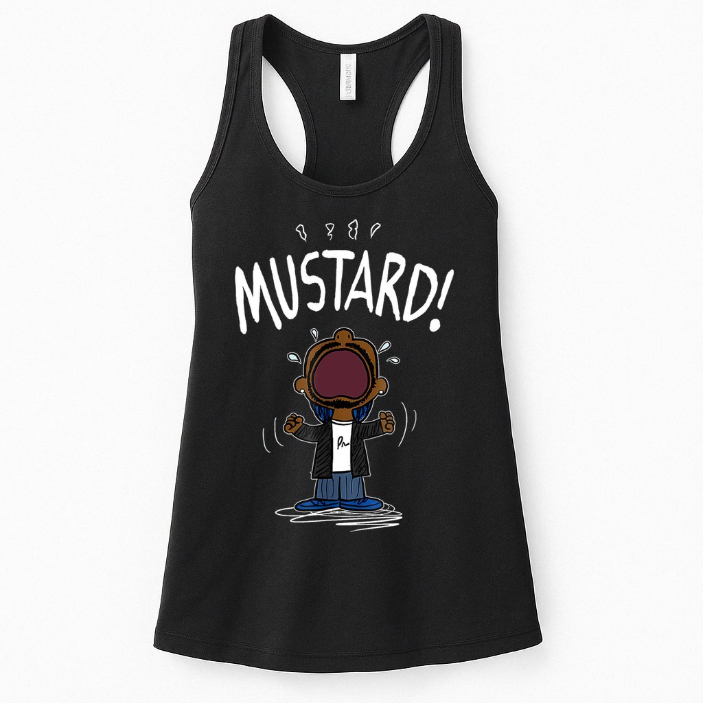 Mustard Meme Womens Tank Top