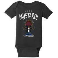 Mustard Meme Baby Bodysuit