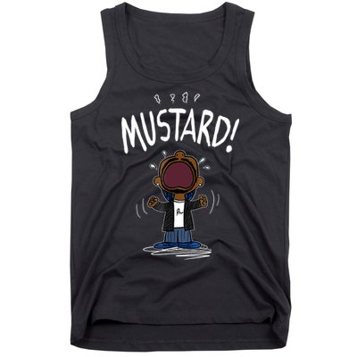 Mustard Meme Tank Top
