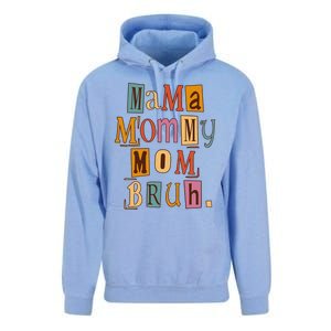 Mama Mommy Mom Bruh Retro Tee For Mother's Day Unisex Surf Hoodie