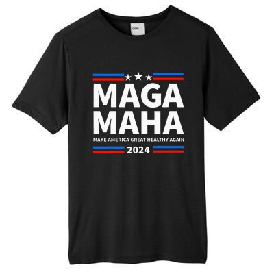 Maha Maga Make America Healthy Great Again Trump Kennedy Tall Fusion ChromaSoft Performance T-Shirt