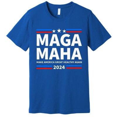 Maha Maga Make America Healthy Great Again Trump Kennedy Premium T-Shirt