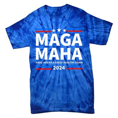 Maha Maga Make America Healthy Great Again Trump Kennedy Tie-Dye T-Shirt