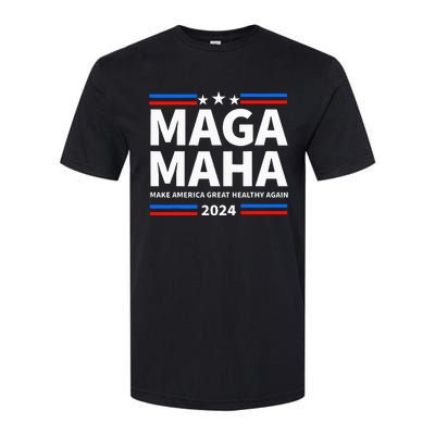 Maha Maga Make America Healthy Great Again Trump Kennedy Softstyle CVC T-Shirt