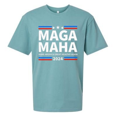 Maha Maga Make America Healthy Great Again Trump Kennedy Sueded Cloud Jersey T-Shirt