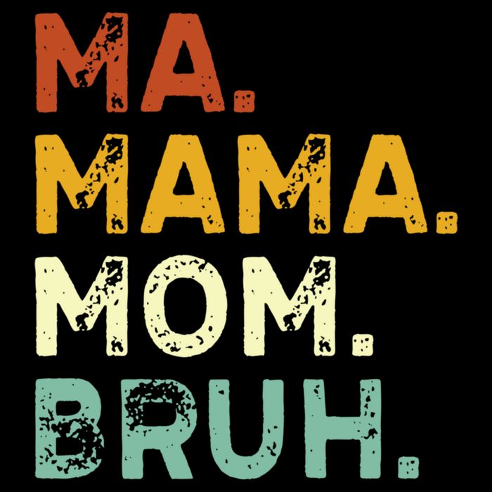 Ma Mama Mom Bruh Vintage Retro Toddler T-Shirt