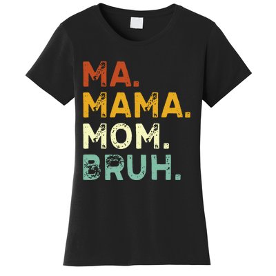 Ma Mama Mom Bruh Vintage Retro Women's T-Shirt