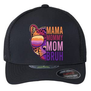 Mama Mommy Mom Bruh Lion Gift Flexfit Unipanel Trucker Cap