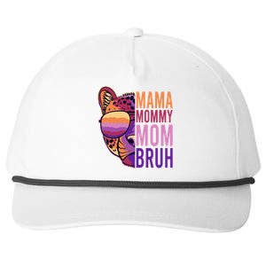 Mama Mommy Mom Bruh Lion Gift Snapback Five-Panel Rope Hat