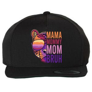 Mama Mommy Mom Bruh Lion Gift Wool Snapback Cap