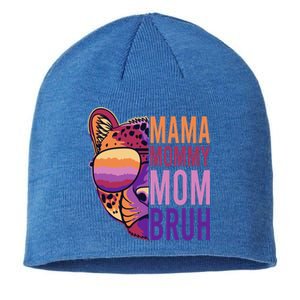 Mama Mommy Mom Bruh Lion Gift Sustainable Beanie