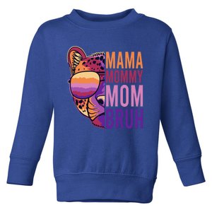 Mama Mommy Mom Bruh Lion Gift Toddler Sweatshirt