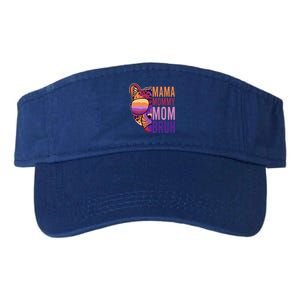 Mama Mommy Mom Bruh Lion Gift Valucap Bio-Washed Visor