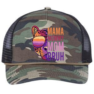 Mama Mommy Mom Bruh Lion Gift Retro Rope Trucker Hat Cap