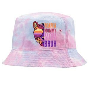 Mama Mommy Mom Bruh Lion Gift Tie-Dyed Bucket Hat