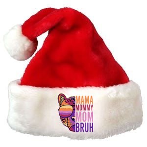 Mama Mommy Mom Bruh Lion Gift Premium Christmas Santa Hat