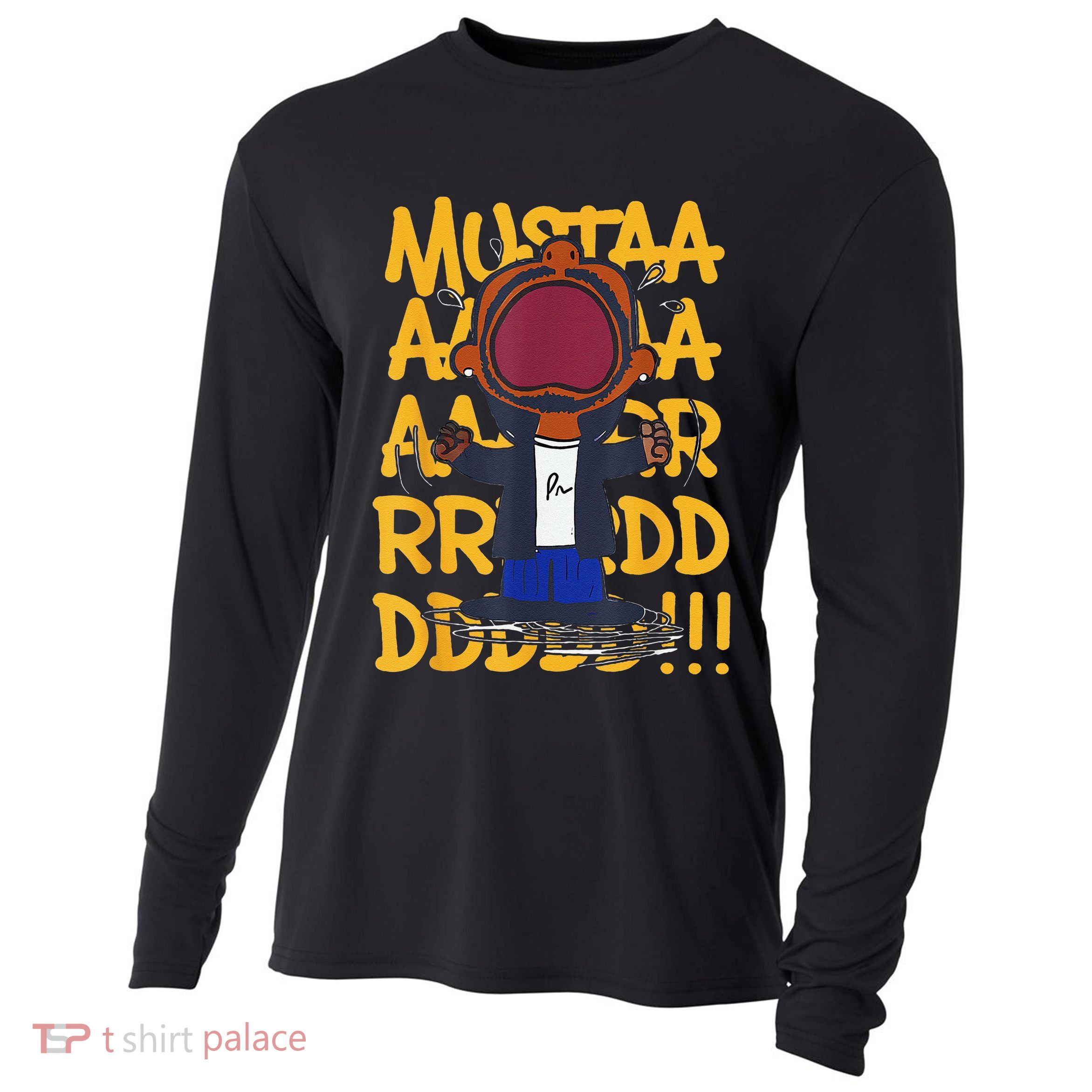 Mustard Meme Cooling Performance Long Sleeve Crew