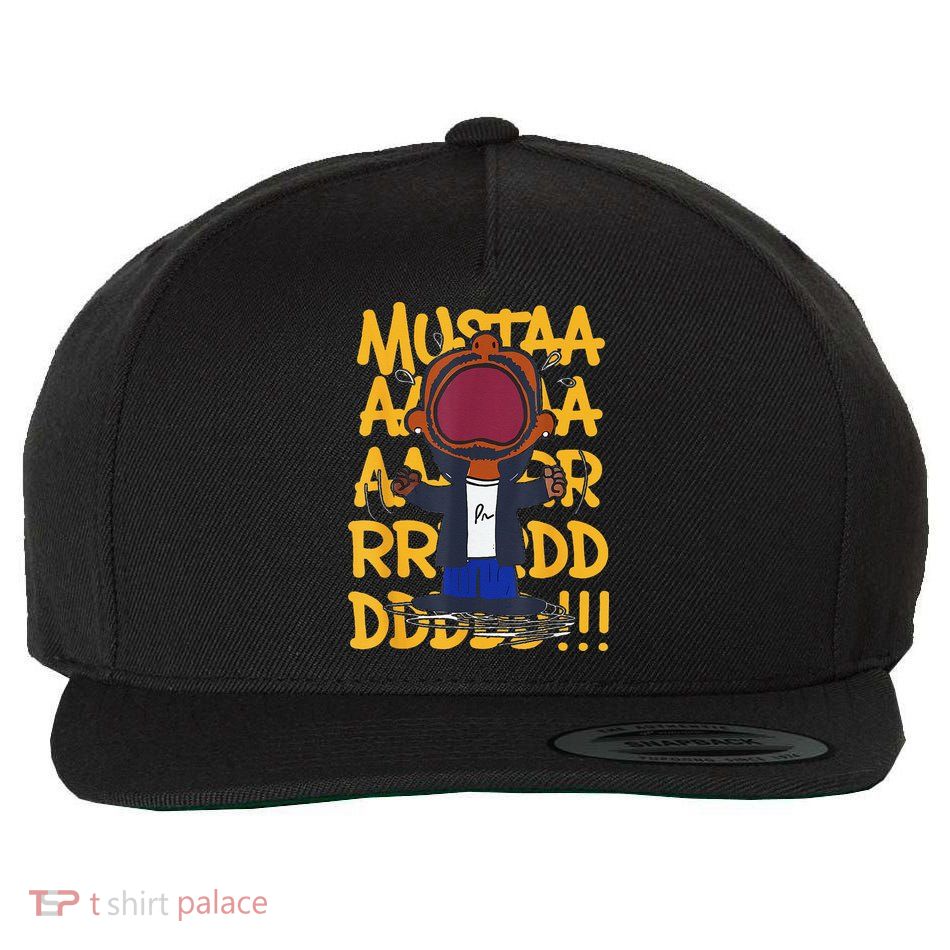 Mustard Meme Wool Snapback Cap