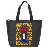 Mustard Meme Zip Tote Bag