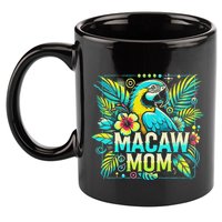 Macaw Mom 11oz C Handle Ceramic Mug