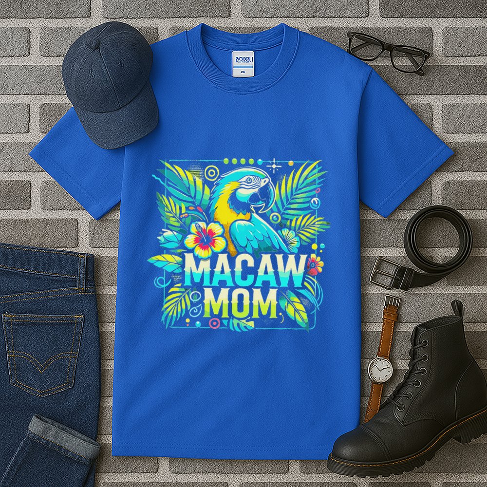 Macaw Mom Tall T-Shirt