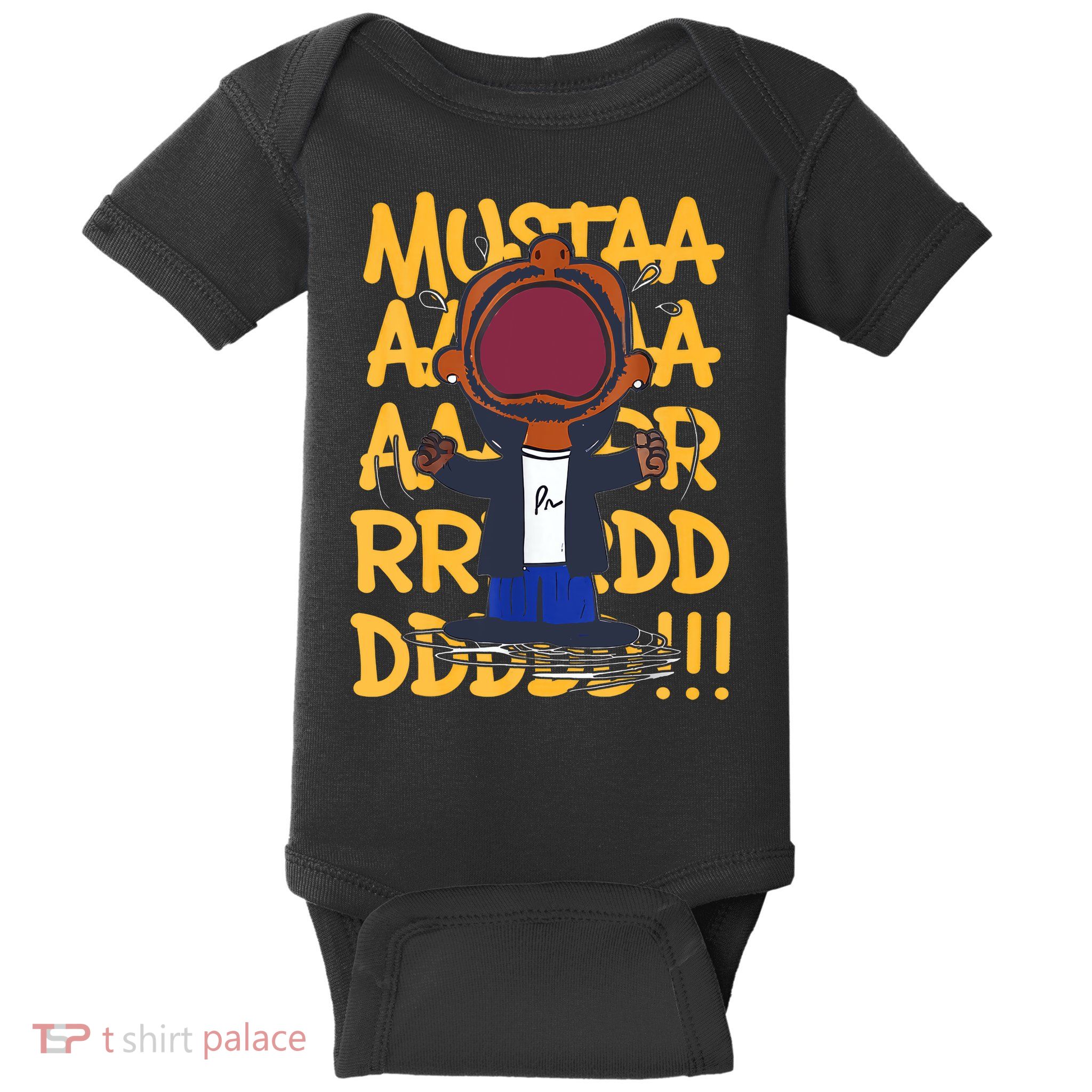 Mustard Meme Baby Bodysuit