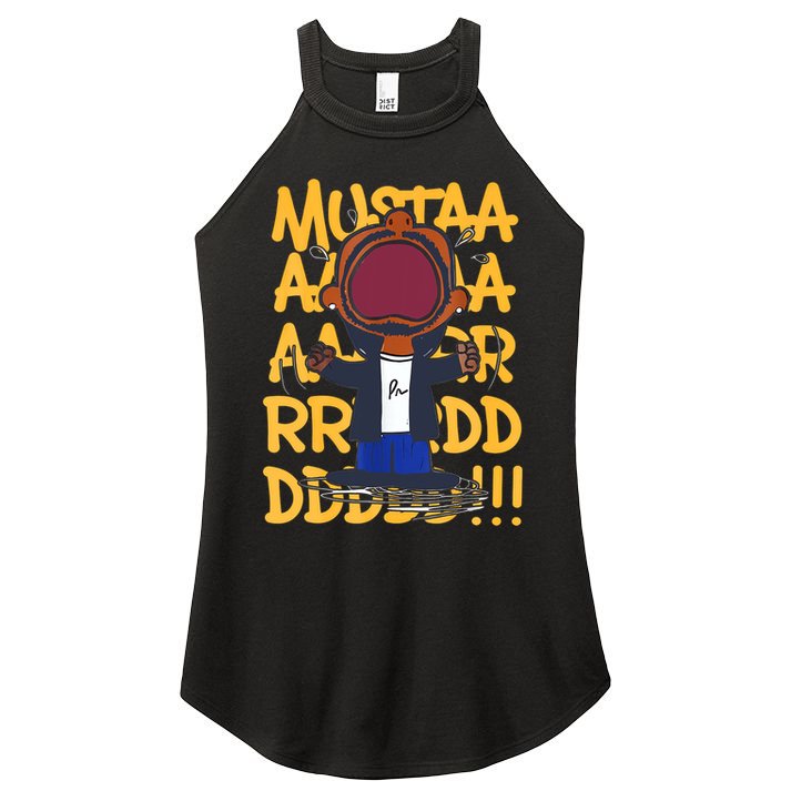 Mustard Meme Women's Perfect Tri Rocker Tank