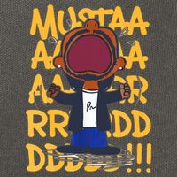 Mustard Meme Cotton Canvas Backpack