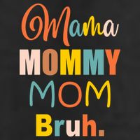 Mama Mommy Mom Bruh. Funny Boy Girl Mom Life Beanie