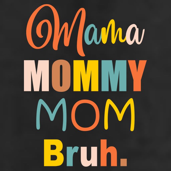 Mama Mommy Mom Bruh. Funny Boy Girl Mom Life Beanie