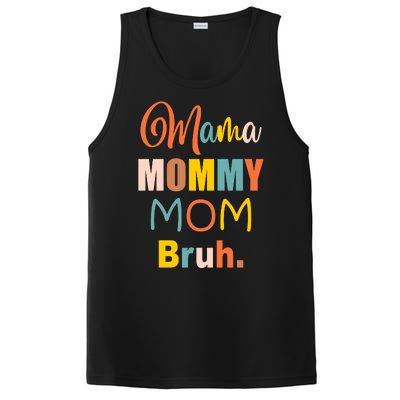 Mama Mommy Mom Bruh. Funny Boy Girl Mom Life PosiCharge Competitor Tank