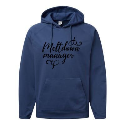 Meltdown Manager Performance Fleece Hoodie