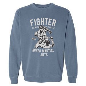 Mma Mixed Martial Art Fighter Gift Garment-Dyed Sweatshirt