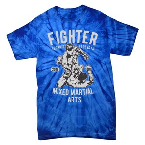 Mma Mixed Martial Art Fighter Gift Tie-Dye T-Shirt