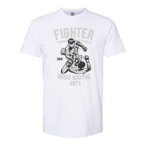 Mma Mixed Martial Art Fighter Gift Softstyle CVC T-Shirt