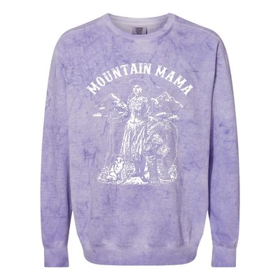 Mountain Mama Colorblast Crewneck Sweatshirt