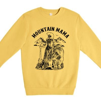 Mountain Mama Premium Crewneck Sweatshirt