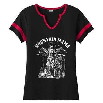 Mountain Mama Ladies Halftime Notch Neck Tee