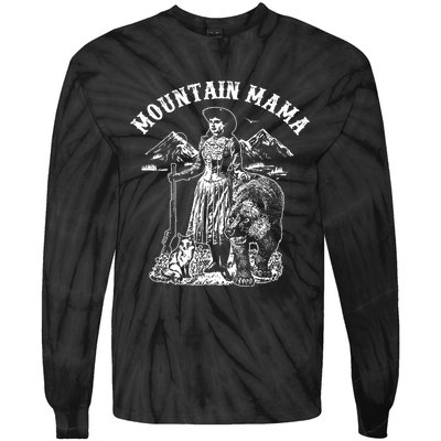 Mountain Mama Tie-Dye Long Sleeve Shirt