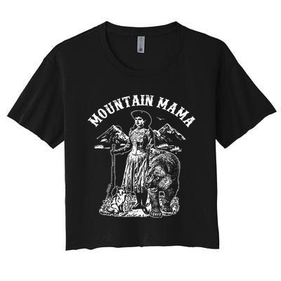 Mountain Mama Women's Crop Top Tee