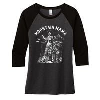 Mountain Mama Women's Tri-Blend 3/4-Sleeve Raglan Shirt