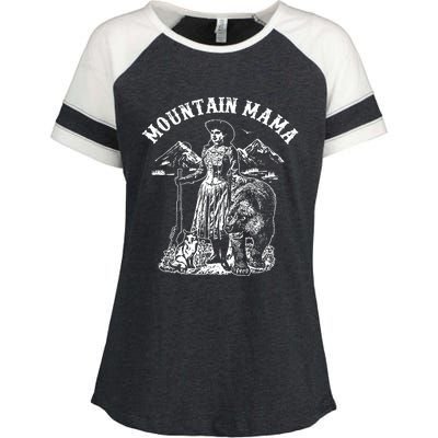 Mountain Mama Enza Ladies Jersey Colorblock Tee