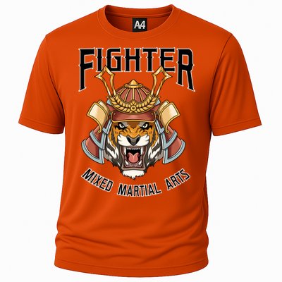 Mma Mixed Martial Arts Tiger Cage Fighter Free Fighter Funny Gift Cooling Performance Crew T-Shirt