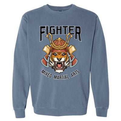 Mma Mixed Martial Arts Tiger Cage Fighter Free Fighter Funny Gift Garment-Dyed Sweatshirt