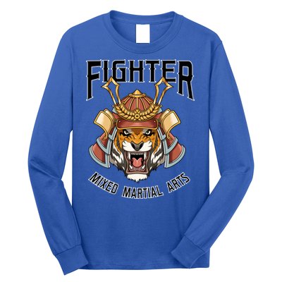 Mma Mixed Martial Arts Tiger Cage Fighter Free Fighter Funny Gift Long Sleeve Shirt