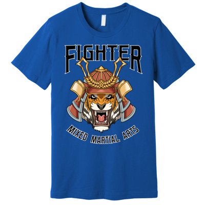 Mma Mixed Martial Arts Tiger Cage Fighter Free Fighter Funny Gift Premium T-Shirt