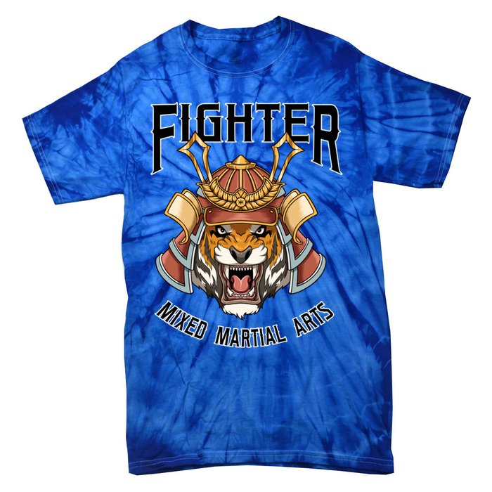 Mma Mixed Martial Arts Tiger Cage Fighter Free Fighter Funny Gift Tie-Dye T-Shirt