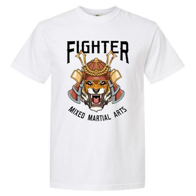 Mma Mixed Martial Arts Tiger Cage Fighter Free Fighter Funny Gift Garment-Dyed Heavyweight T-Shirt