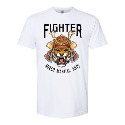 Mma Mixed Martial Arts Tiger Cage Fighter Free Fighter Funny Gift Softstyle CVC T-Shirt