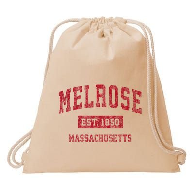 Melrose Massachusetts Ma Vintage Sports Drawstring Bag